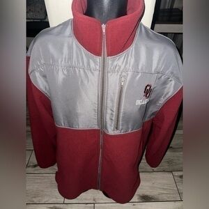 Men’s pre own as is size L large Genuine vintage Oklahoma Sooners fleece